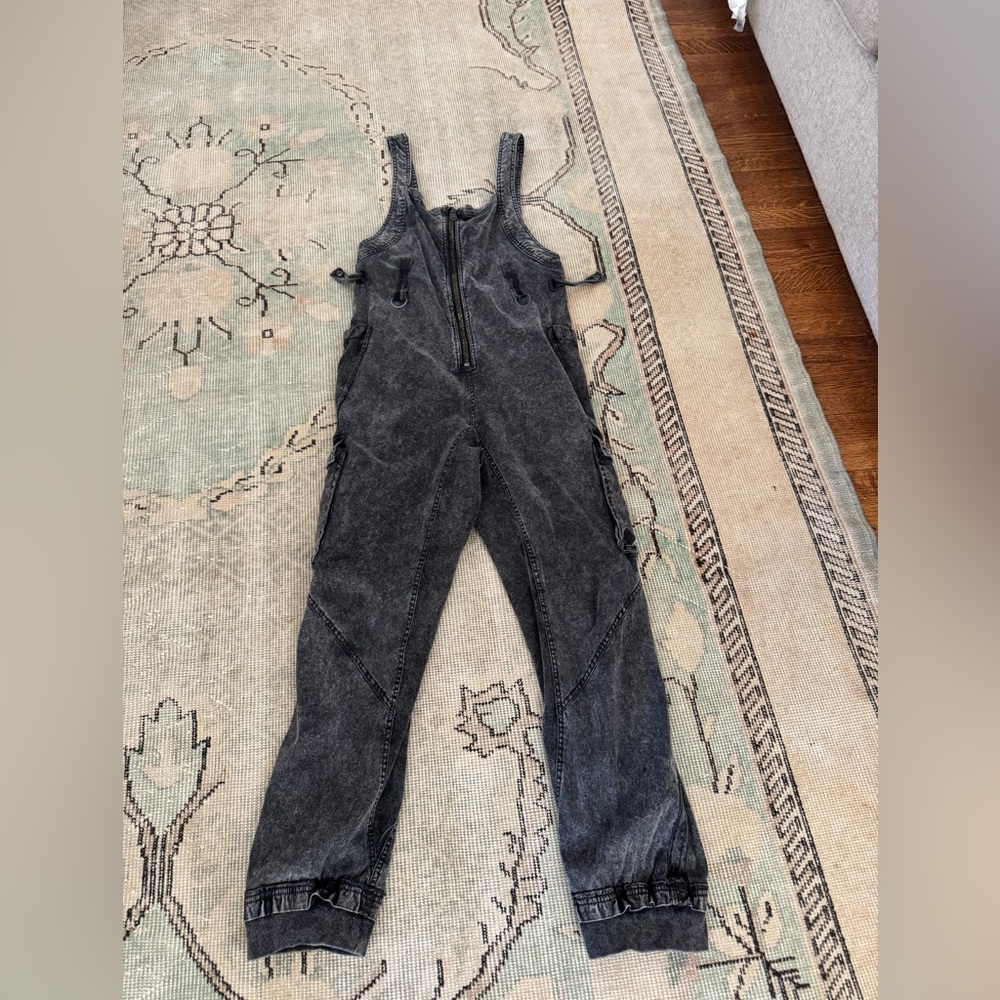 FP Movement by Free People Charcoal Jumpsuit